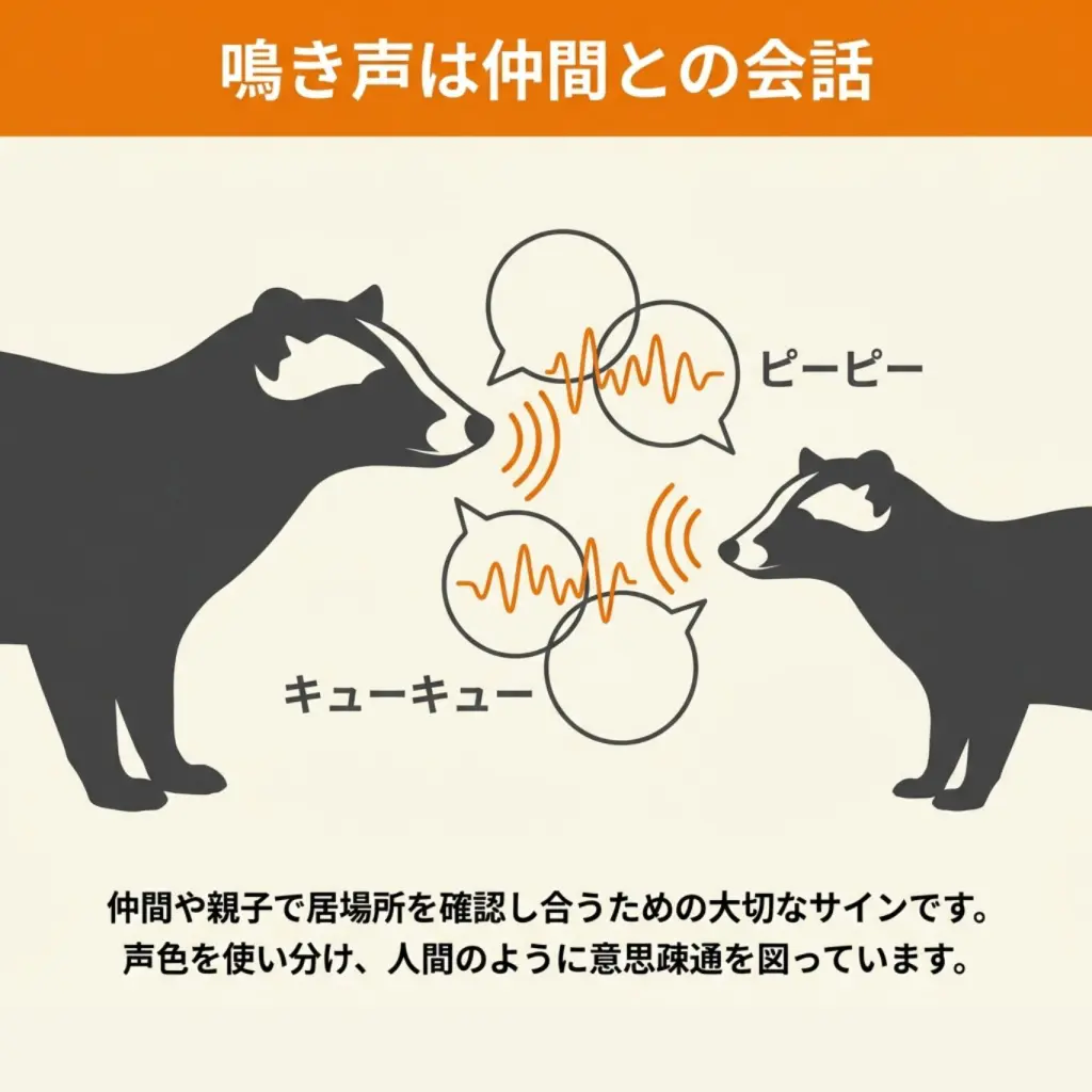 鳴き声はコミュニケーションの手段