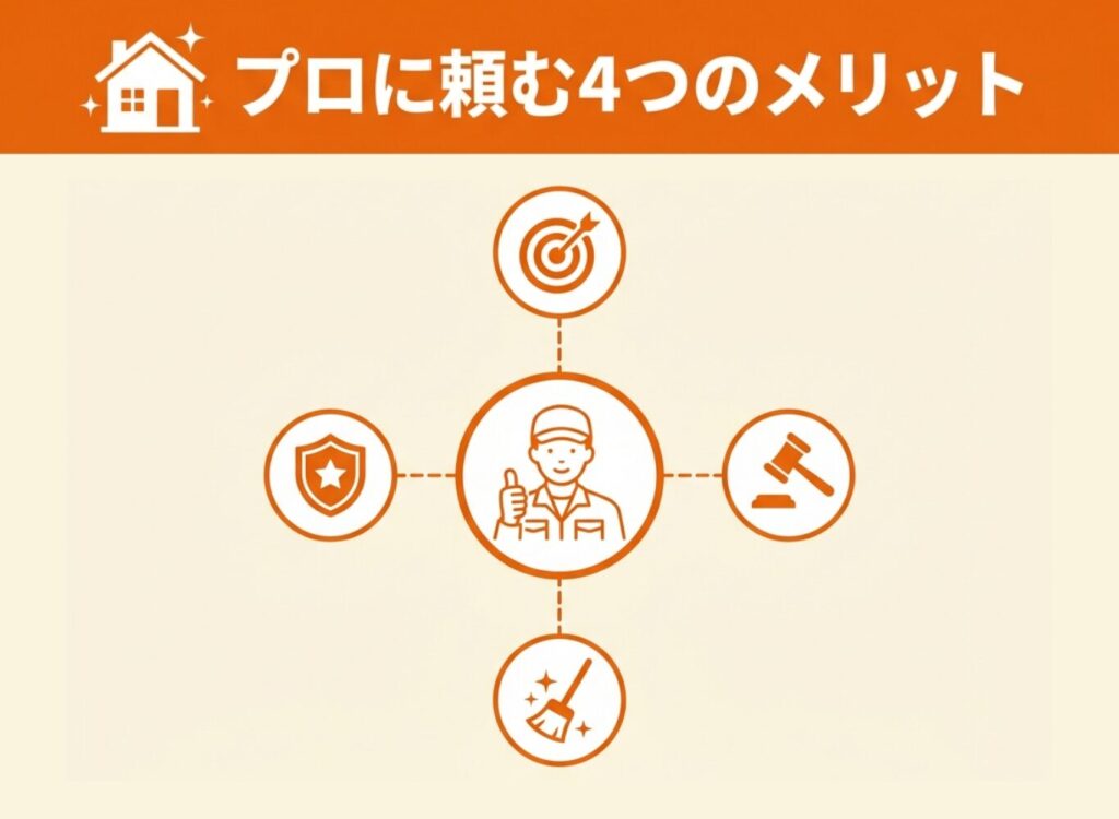 専門業者に依頼するメリット