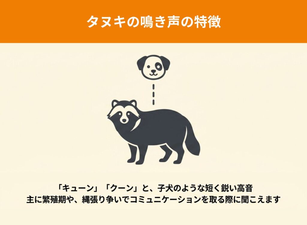 タヌキとの比較