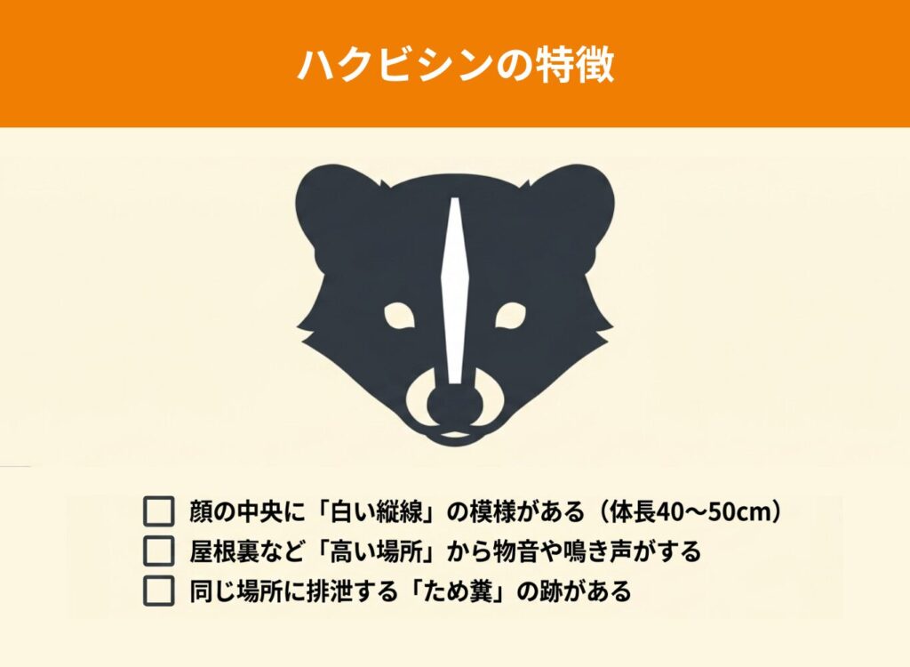 見た目・行動・音の出どころでの判断方法