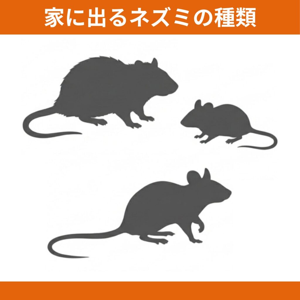 ネズミの種類別に見る！家に出るネズミの特徴と生態