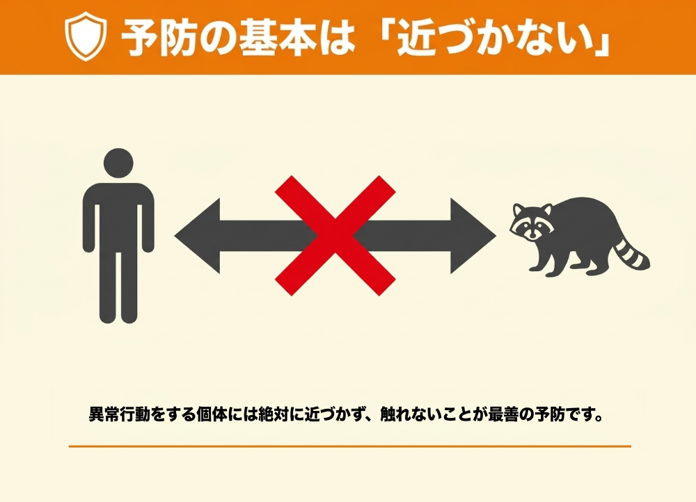 アライグマなどによる狂犬病を予防するために知っておくべき対策