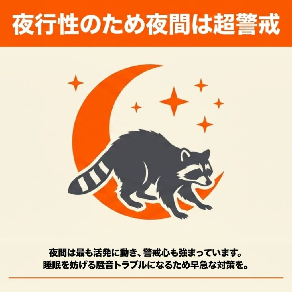 夜間に威嚇が多い理由