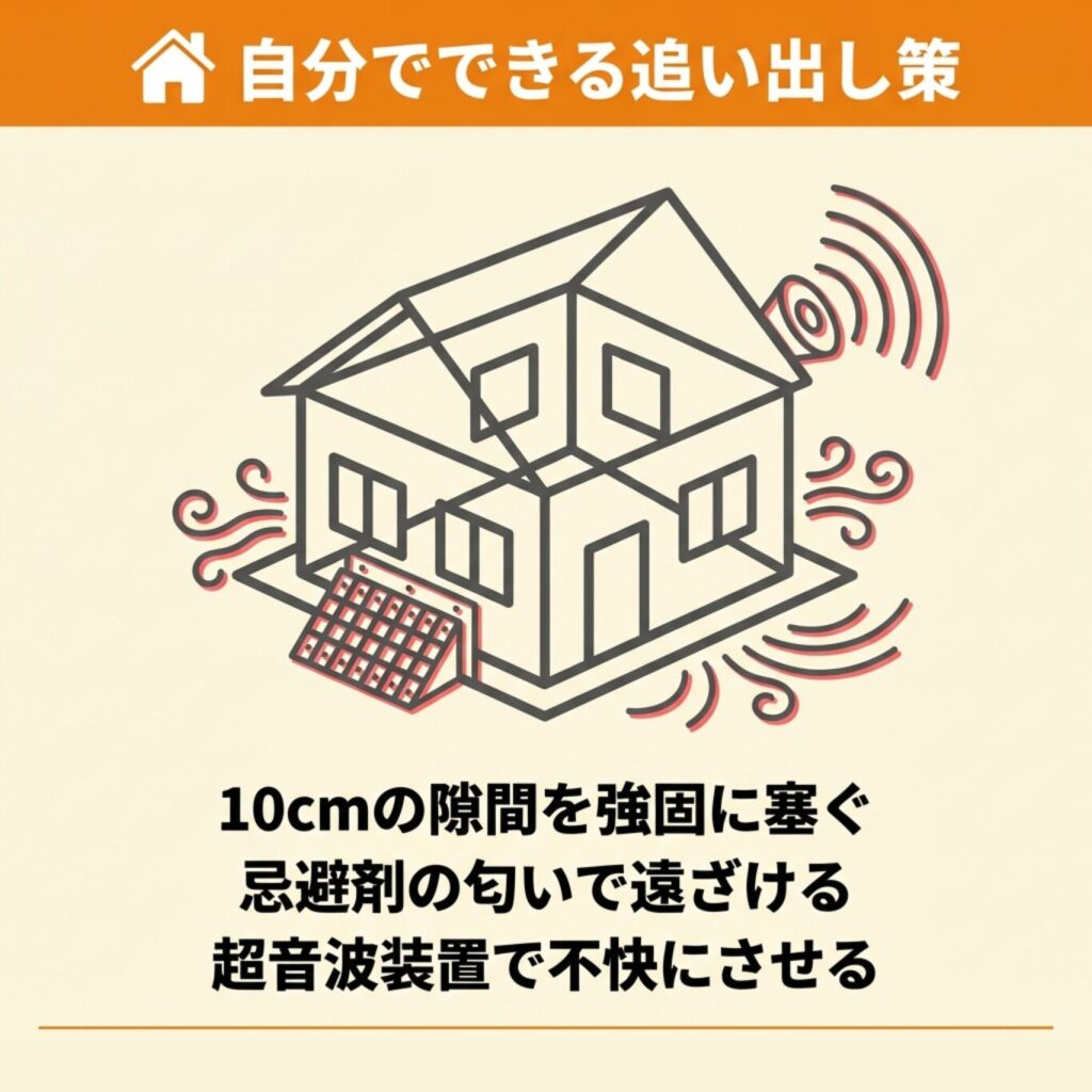 自分でできる追い出し方法
