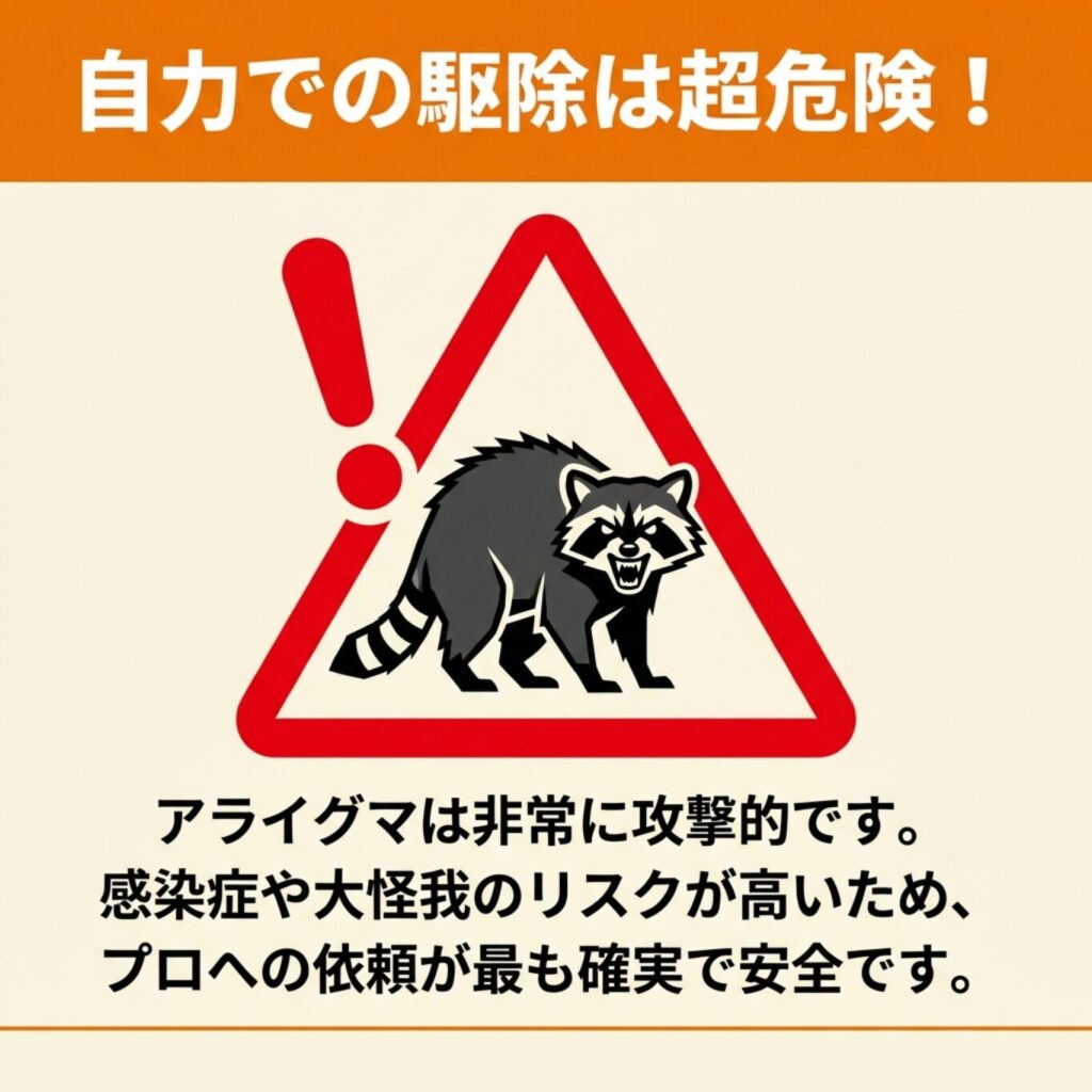 自力駆除の危険性とリスク