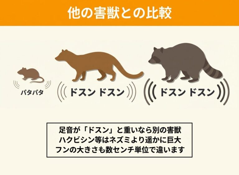 ネズミの大きさで種類を見分ける!体長・フン・生息場所から正確に判別する方法|おうちのミカタ