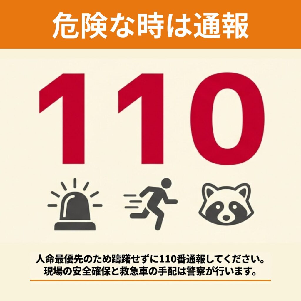 人への危害が切迫している状況