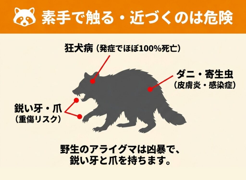 素手で触ったり近づいたりする危険性