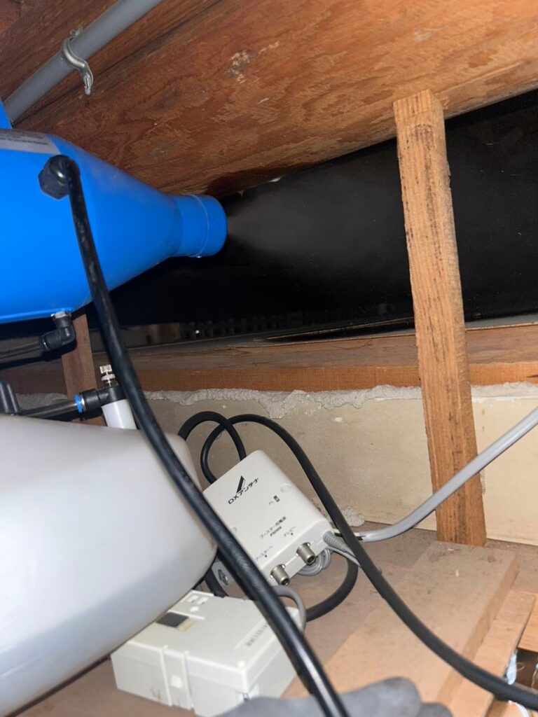 葛城市のイタチ対策工事｜Ｈ様邸 2