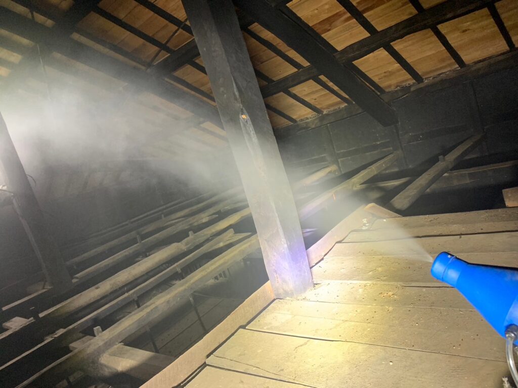 丹波篠山市のアライグマ対策工事|A様邸 4