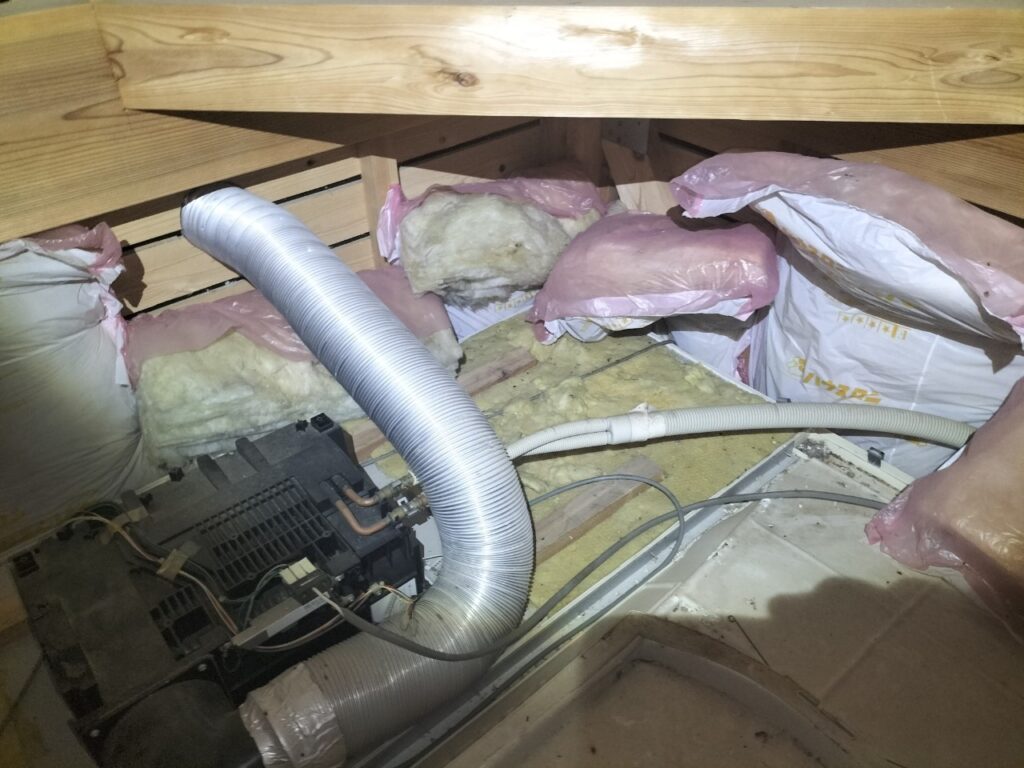 ネズミ・中型対策工事（光市O様邸） 3