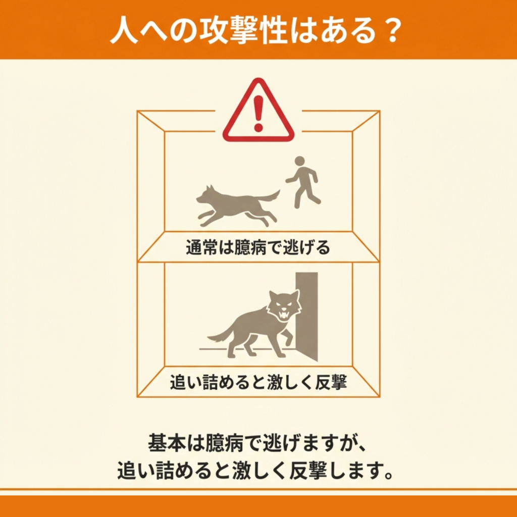ハクビシンは人を襲う？攻撃性の実態