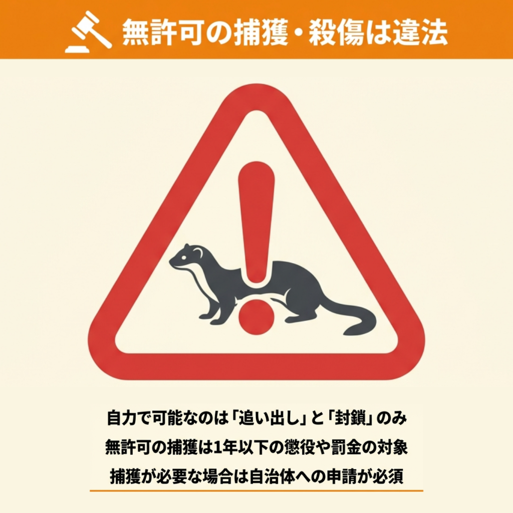 イタチ駆除に関する法律
