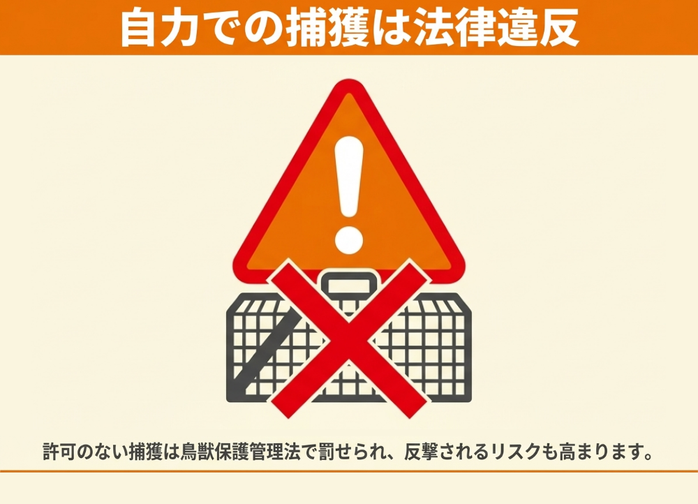 イタチは自分で捕まえてはいけない？