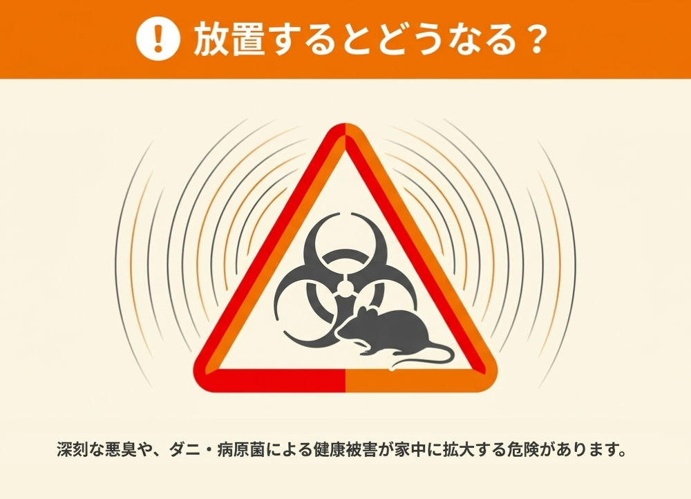 排水溝から入ってきたネズミを放置すると起こる被害