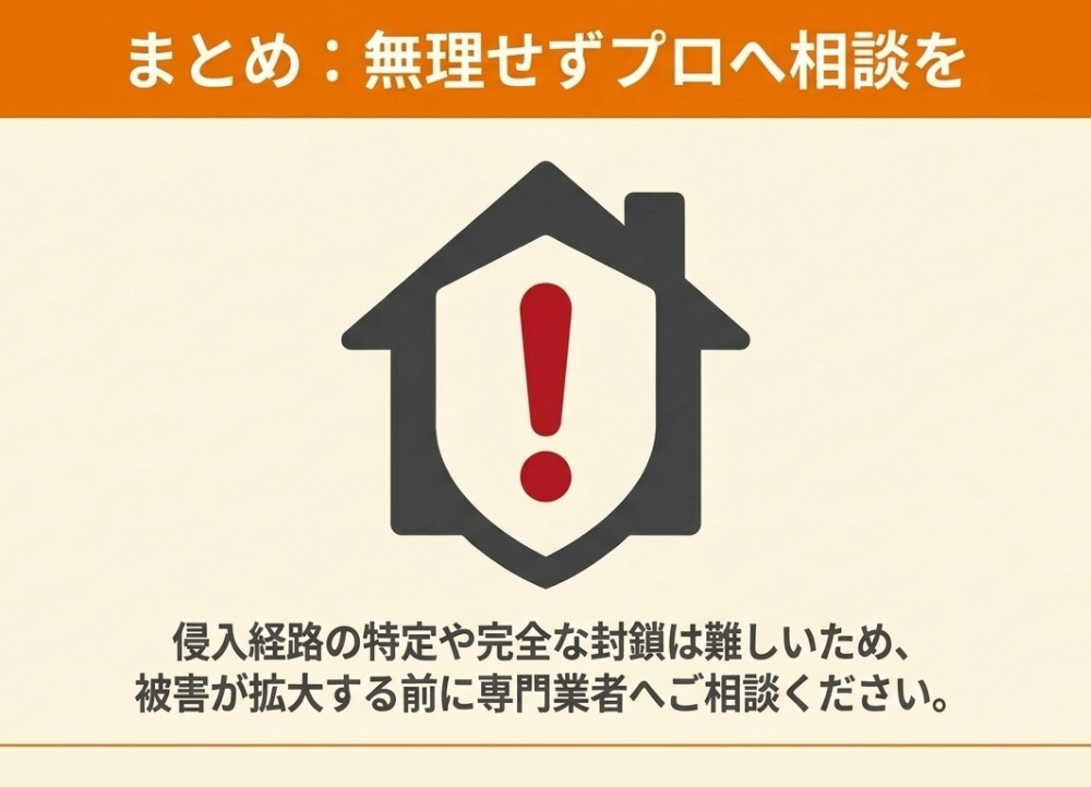 天井裏のイタチについてのまとめ